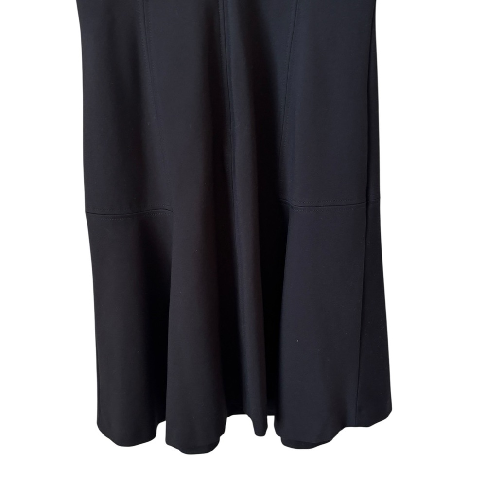 Rebecca Taylor Black Lace Detail Mini Dress Sz 2 LBD Party Cocktail Stretchy - Picture 7 of 10